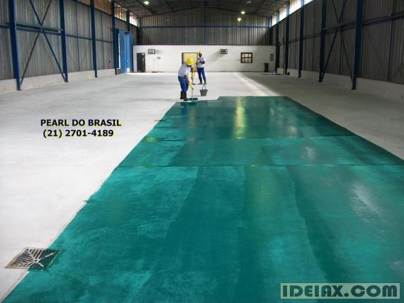 Aplicação De Piso De Concreto Polido